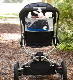 3 Sprouts Barnevognstaske - 32x15x13 cm - Hval