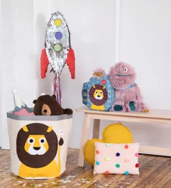 3 Sprouts Opbevaringskurv - 44,5x43 cm - Løve