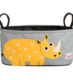 3 SproutsBarnevognstaske - 32x15x13 cm - Næsehorn