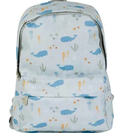 A Little Lovely Company Børnehavetaske - Ocean - Blå