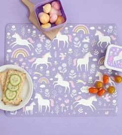 A Little Lovely Company Dækkeserviet - Vinyl - Unicorn Dreams