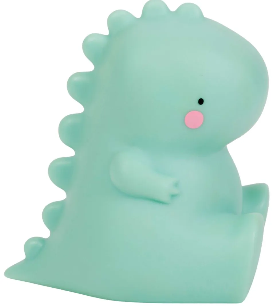 A Little Lovely Company Lampe - 12,5 cm - T-Rex - Grøn