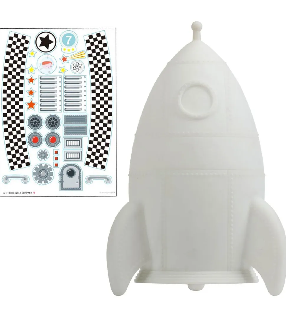 A Little Lovely Company Lampe - 20 cm - Rocket
