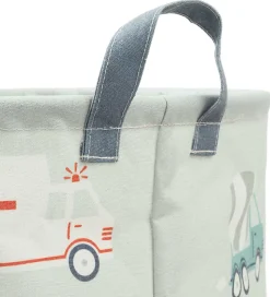 A Little Lovely Company Opbevaringskurv - 40x50 cm - Vehicles