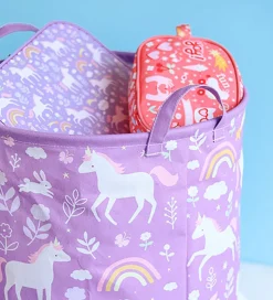 A Little Lovely Company Opbevaringskurv - 40x50 cm - Unicorn Dre