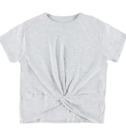 Abercrombie & Fitch T-shirt - 3-pak - Hviv/Sort/Gråmeleret m. Kn