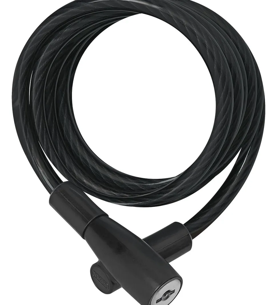 Abus Spirallås - 3506K - 180 cm - Sort