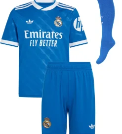 adidas Originals Fodboldsæt - Real Madrid 25/26 3. Sæt - Blue