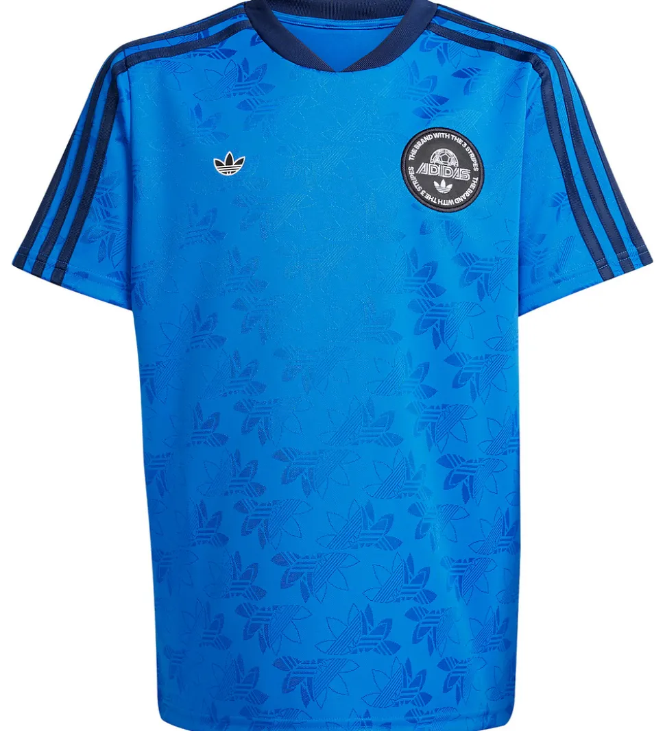 adidas Originals T-shirt - Blå m. Logoer