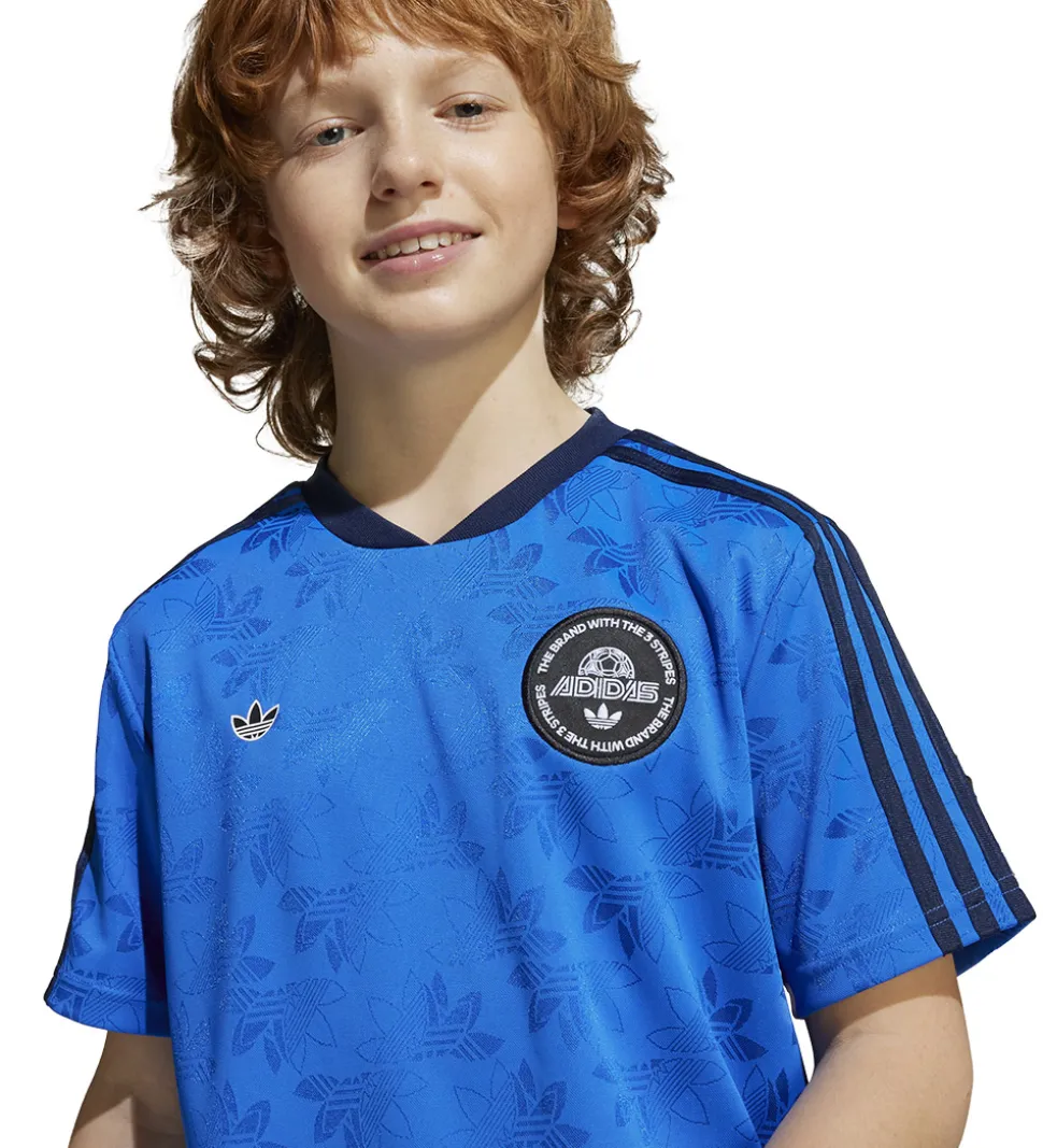 adidas Originals T-shirt - Blå m. Logoer