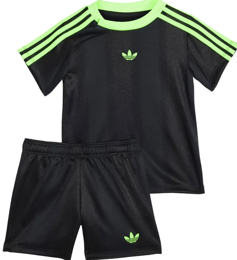 adidas Originals T-shirt/Short - Sort/Signal Green