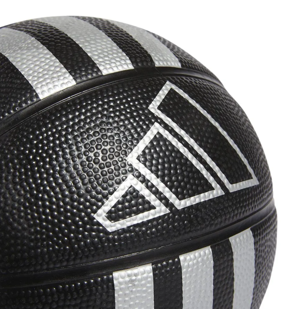 adidas Performance Basketbold - Str. 3 - Mini - Sort/Sølv