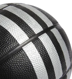 adidas Performance Basketbold - Str. 3 - Mini - Sort/Sølv