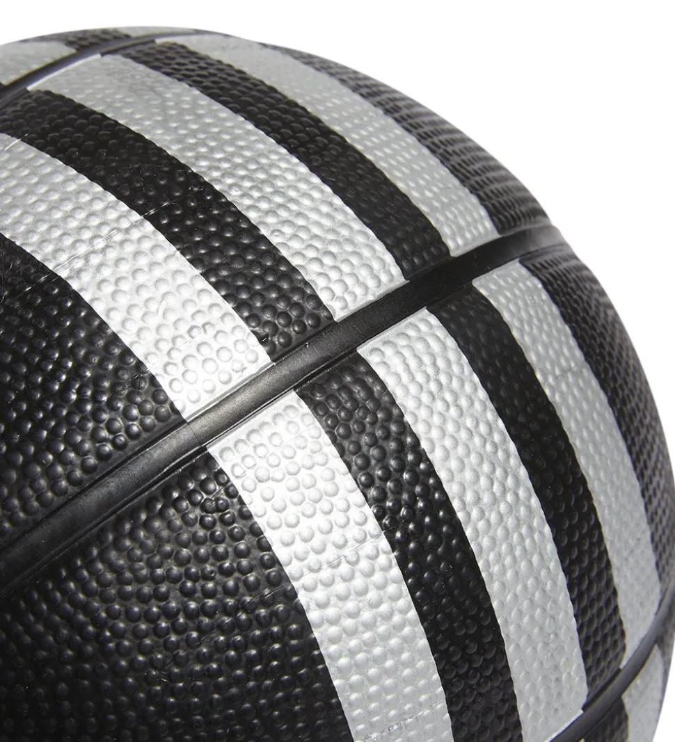 adidas Performance Basketbold - Str. 3 - Mini - Sort/Sølv
