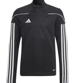 adidas Performance Bluse - Tiro 23 Leauge - Sort/Hvid m. Lynlås
