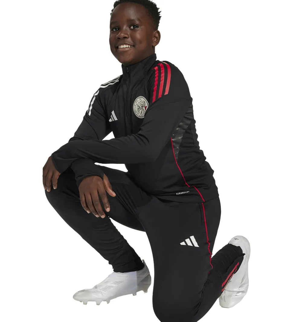 adidas Performance Fodboldtrøje - AJAX TR TOP Y - BLACK/WHITE/BO