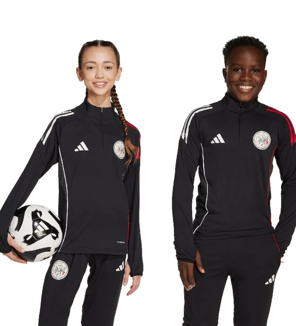 adidas Performance Fodboldtrøje - AJAX TR TOP Y - BLACK/WHITE/BO