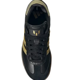 adidas Performance Sko - SAMBA MESSI J - CBLACK/GOLDMT/GUM4