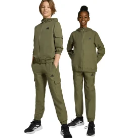 adidas Performance Træningssæt - Olive Strata/Hvid