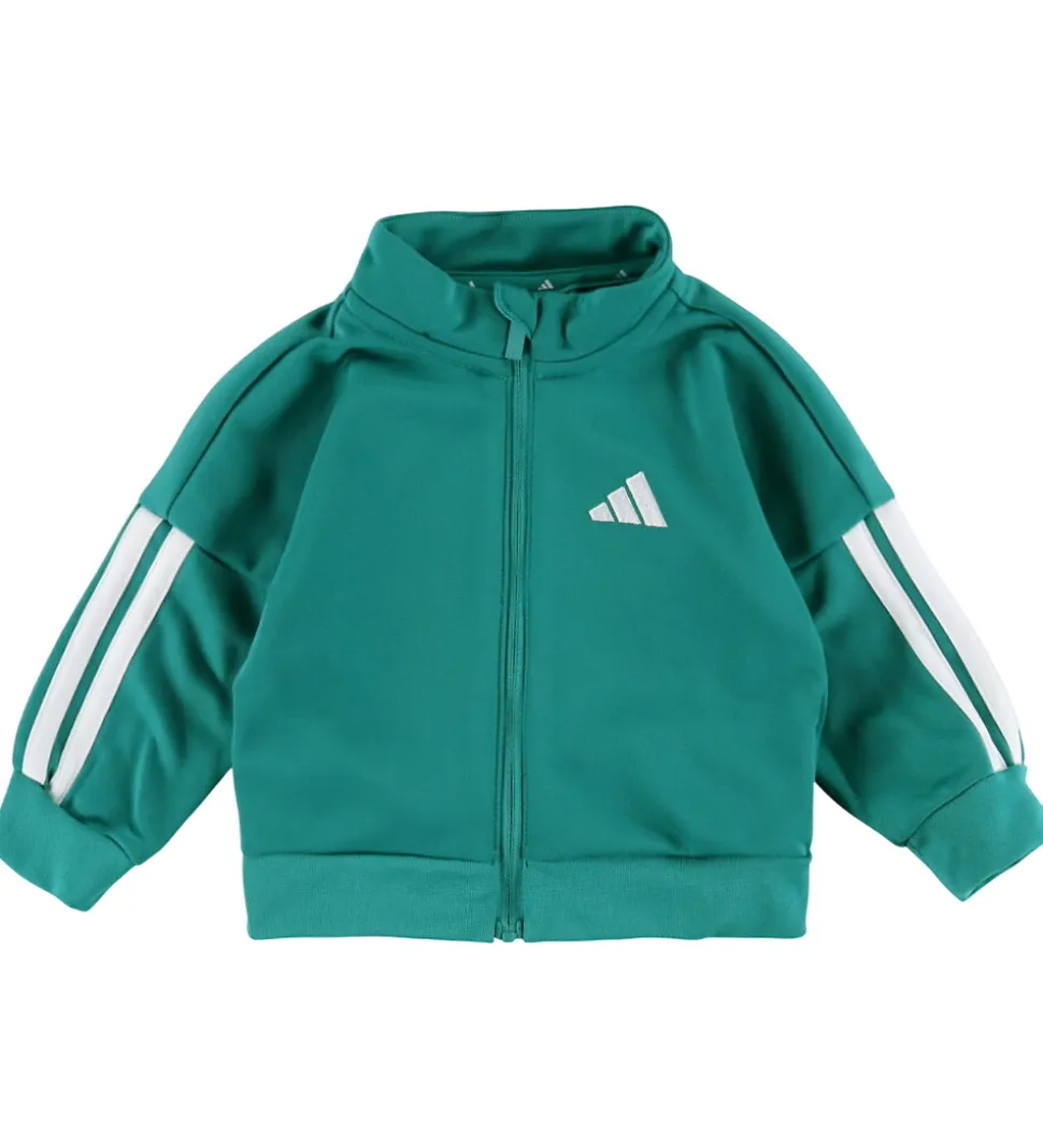 adidas Performance Træningssæt - 205 - Pure Teal/Hvid