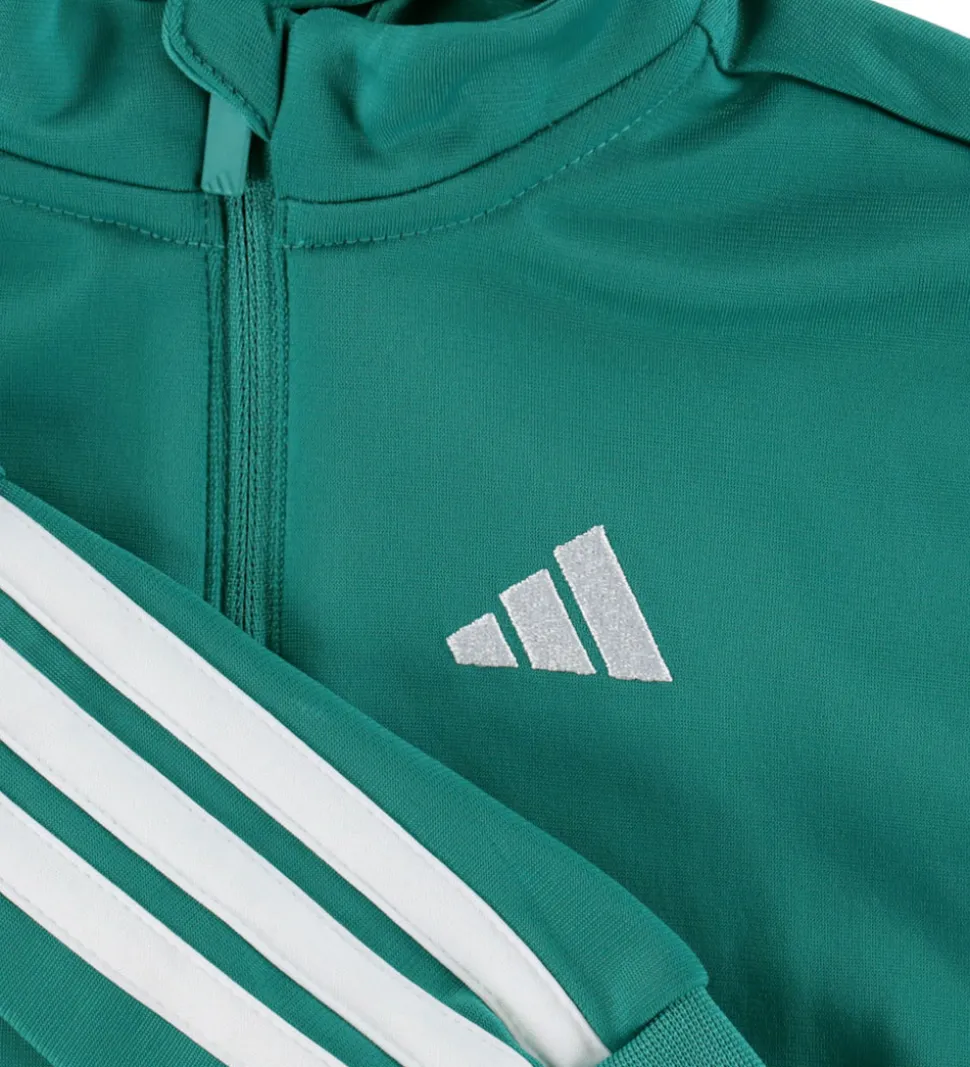 adidas Performance Træningssæt - 205 - Pure Teal/Hvid