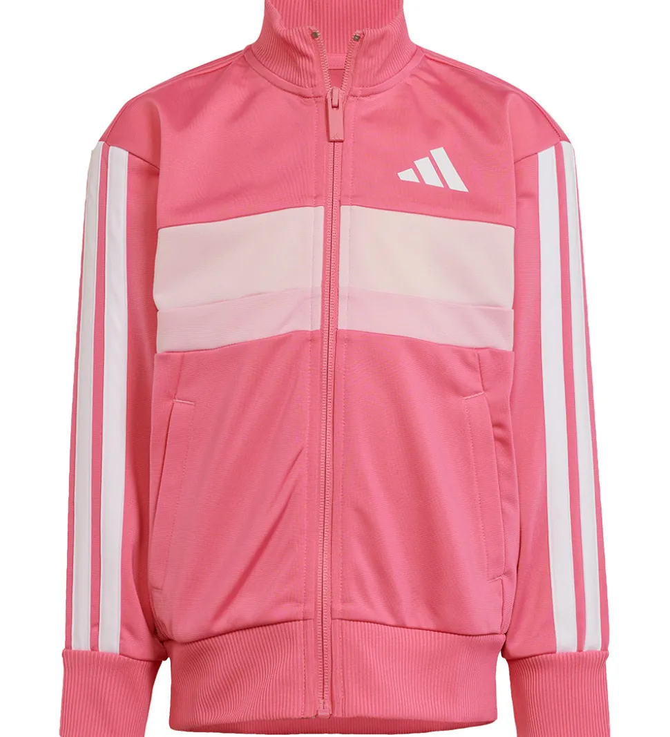 adidas Performance Træningssæt - LK 3S TIB TS - Pnkfus/White/Clp