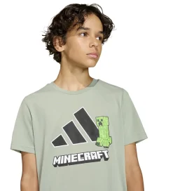 adidas Performance T-shirt - J Minecraft TR - SILGRN