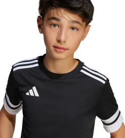 adidas Performance T-shirt - SQUA25 JSY Y - Sort/Hvid