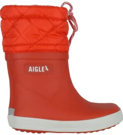 Aigle Termostøvler - Giboulee 2 - Rød/Hvid