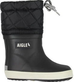 Aigle Termostøvler - Giboulee 2 - Sort m. Hvid