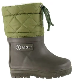 Aigle Termostøvler - Woody Warm - Kaki