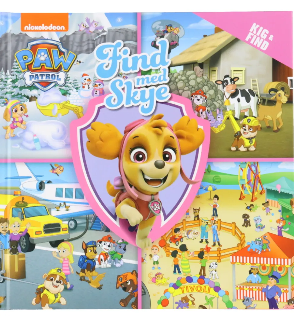 Alvilda Bog - Kig Og Find - Paw Patrol - Find Med Skye - DA