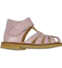 Angulus Sandaler - Hjertesandal - Pale Rose/Rose Glitter