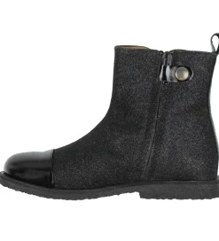 Angulus Støvler - Chelsea - Sort/Glitter