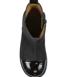 Angulus Støvler - Chelsea - Sort/Glitter