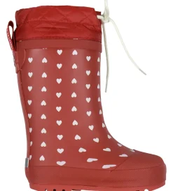 Angulus Termostøvler m. Uldfor - Red Hearts