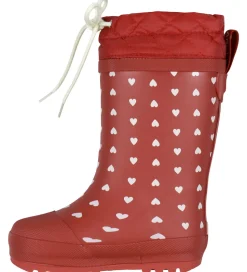 Angulus Termostøvler m. Uldfor - Red Hearts