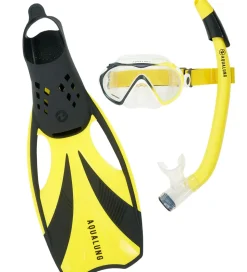 Aqua Lung Snorkelsæt - Adult - Compass - Black/Yellow