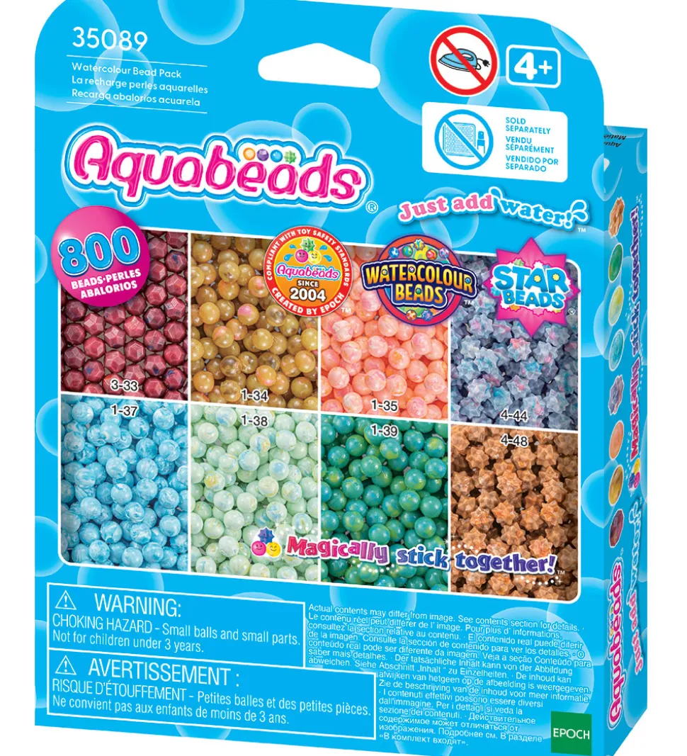 Aquabeads Perler - 800 stk. - Watercolour