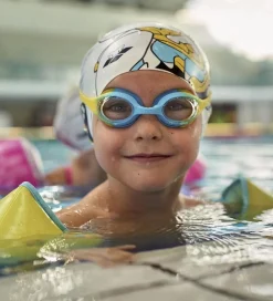 Arena Svømmebriller - Spider Kids - Clear Yellow/Lightblue