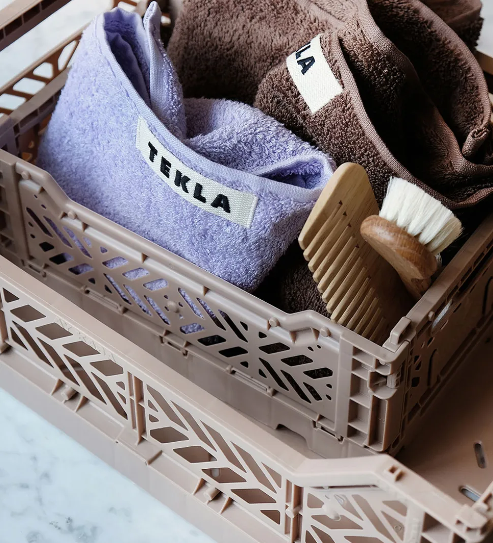 Aykasa Foldekasse - 40x30x15 cm - Midi - Warm Taupe