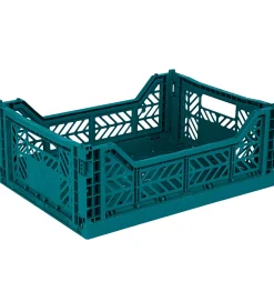Aykasa Foldekasse - 40x30x15 cm - Midi - Peacock Green