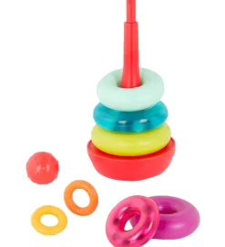 B. toys Stablelegetøj - Rainbow Rings - 9 Dele