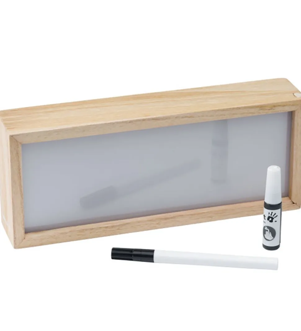 Baby Art Lyskasse m. Aftryk - Træ