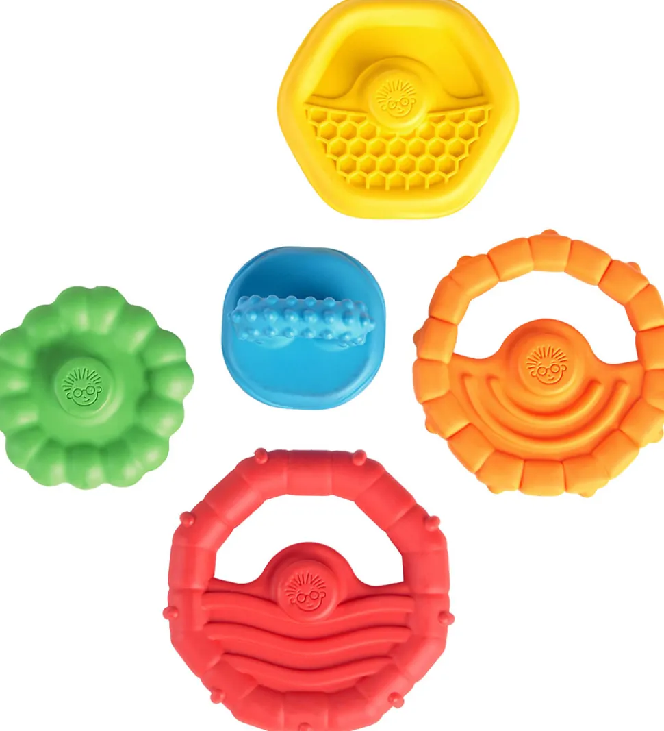 Baby Einstein Stable- og Bidelegetøj - Stack & Teethe - Multi-te