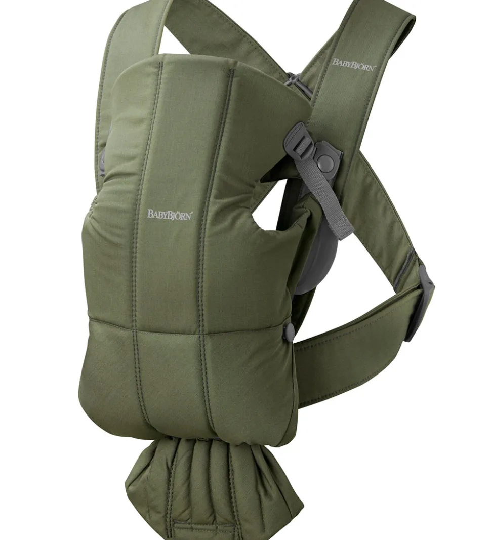 BabyBjörn Bæresele - Mini - Vævet - Mørkegrøn