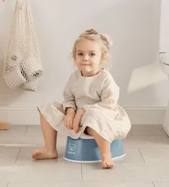 BabyBjörn Potte - Gråblå/Hvid