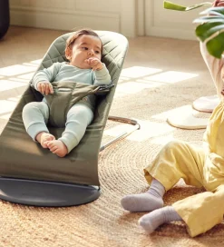 BabyBjörn Skråstol - Bliss - Classic Quiltet - Mørkegrøn