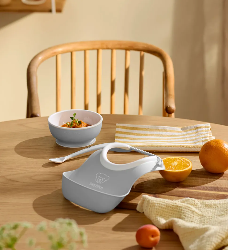 BabyBjörn Spisesæt - 3 Dele - Grå