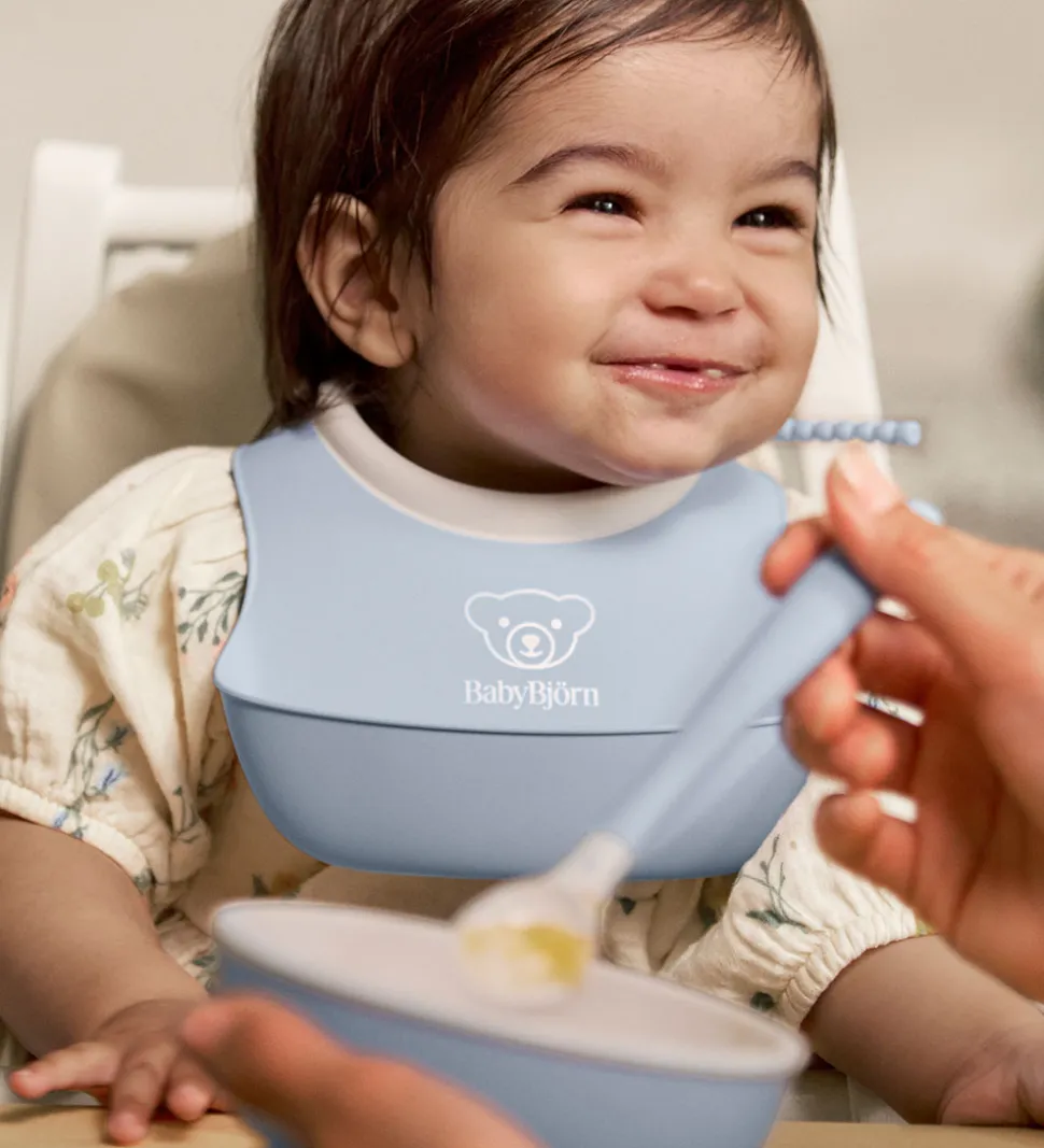 BabyBjörn Spisesæt - 3 Dele - Pastelblå